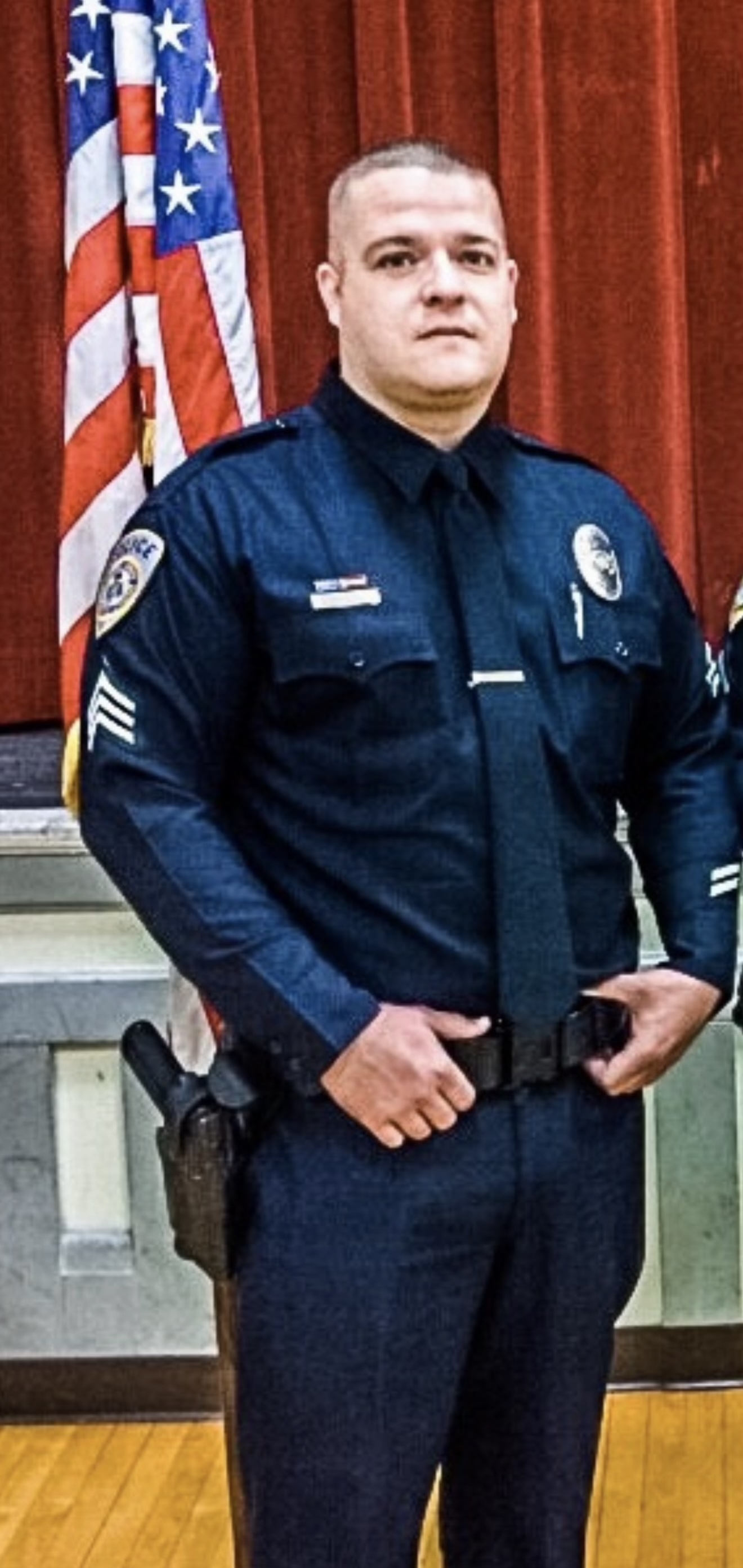 Rob Young during his law enforcement career